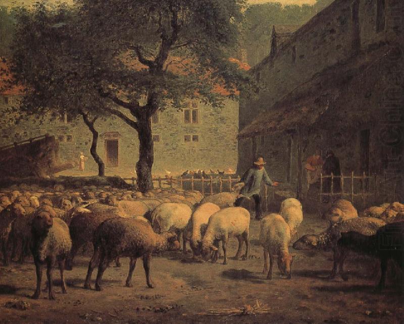 Jean Francois Millet Sheep china oil painting image